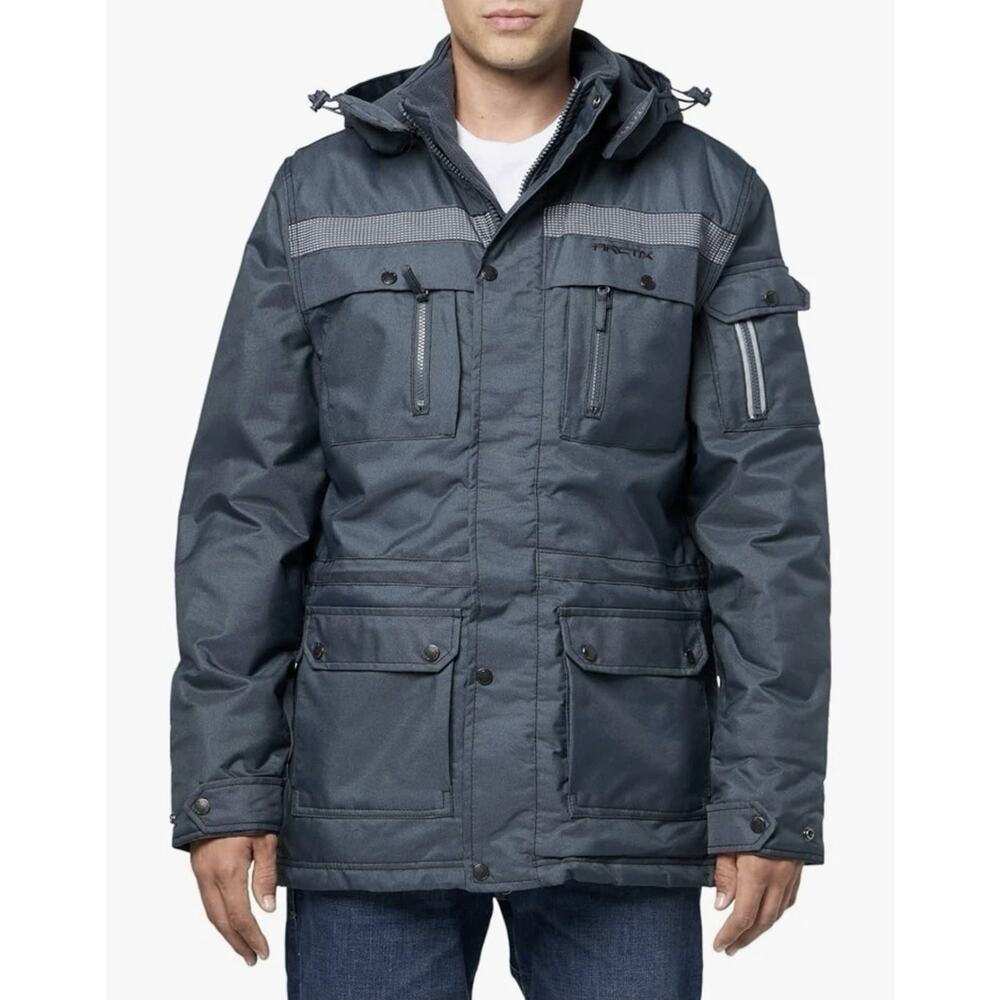 Arctix Men's Performance Tundra Work Jacket Reflective Insulated Size 3XL Steel